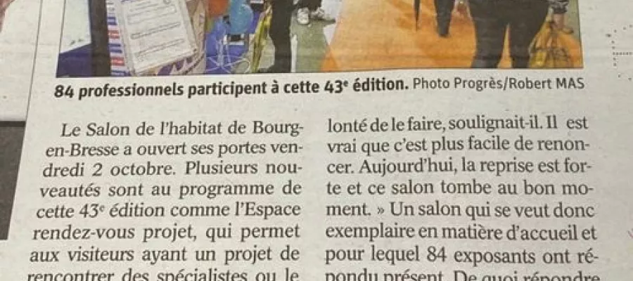 Progrès du nous #bourgenbresse